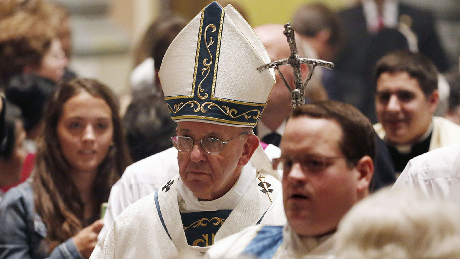 Pope Francis' homily at Cathedral Basilica of Saints Peter and Paul