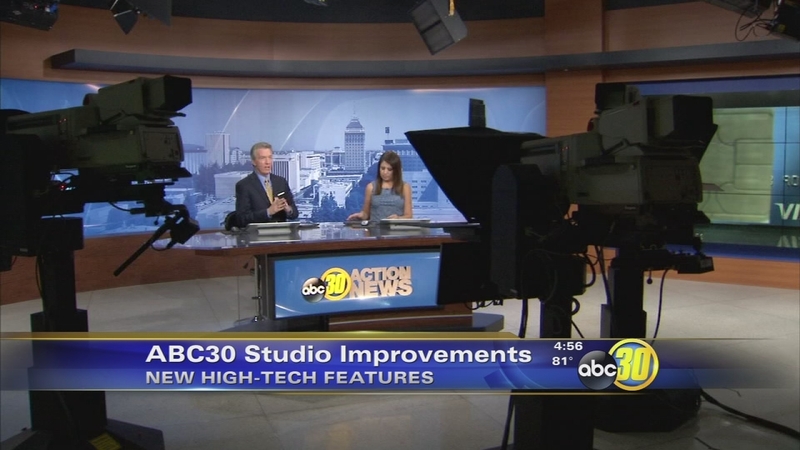 New High Tech Features On The Abc30 News Set Abc30 Fresno