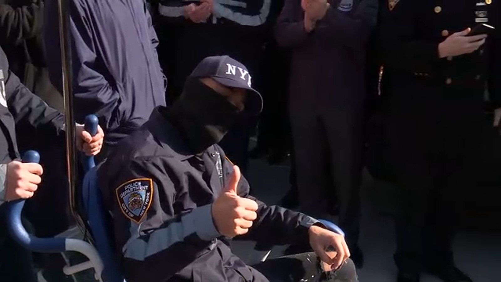 NYPD officer shot in back in Bronx released from hospital - ABC7 New York