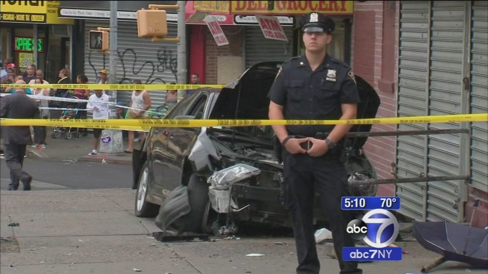 4 children among 5 hurt in livery cab crash in the Bronx ABC7 New York