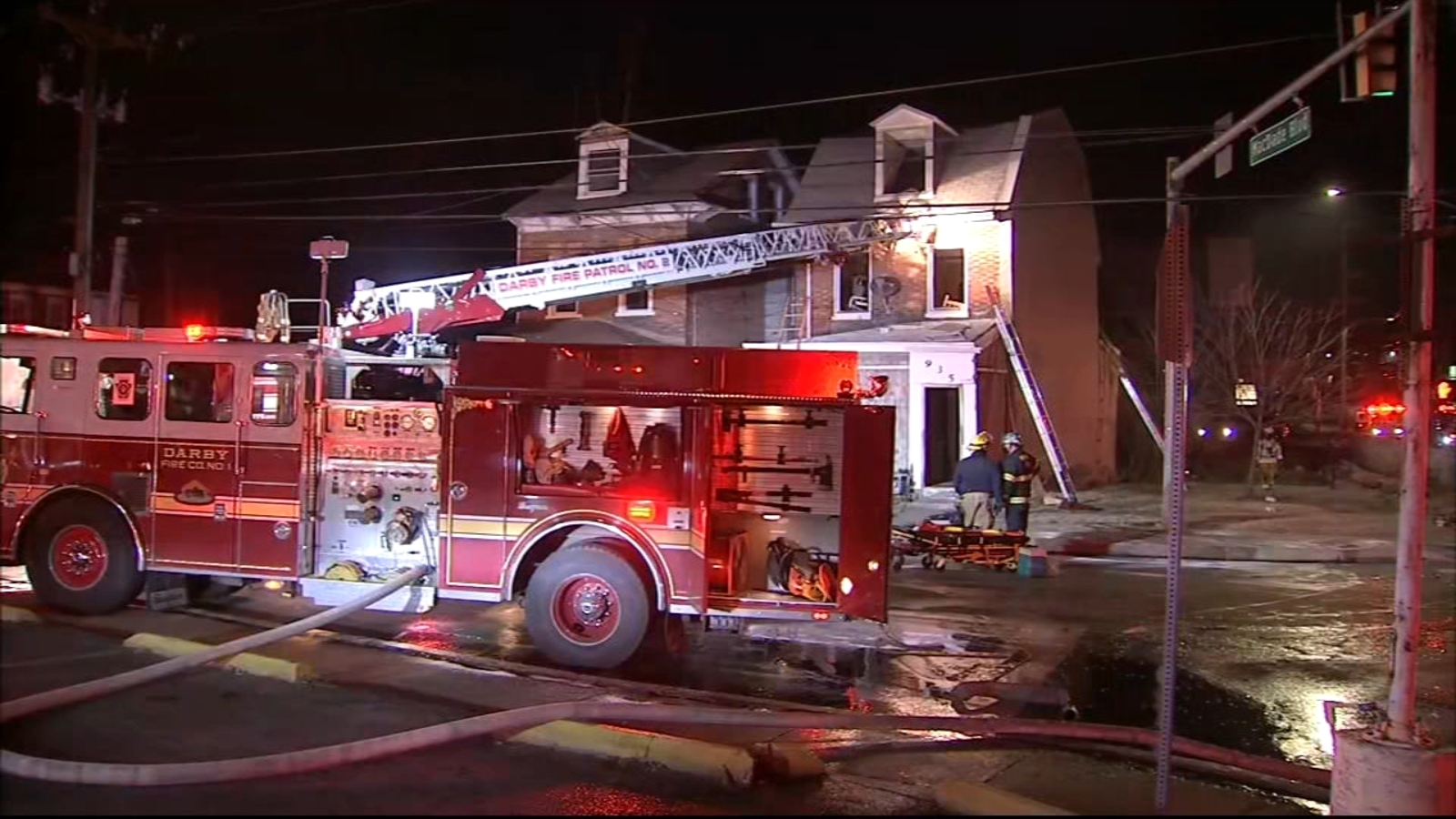 Firefighters Rescue Person From Darby Township Delaware County House Fire 6abc Philadelphia