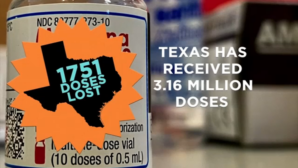 Here's how many vaccines have been wasted in Texas