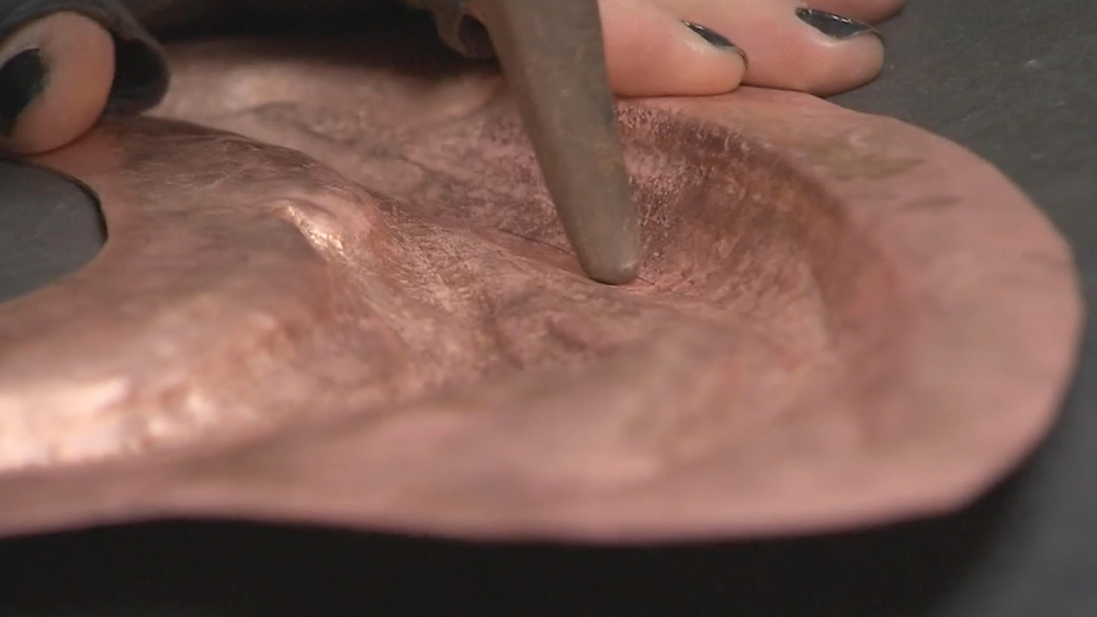 Philly woman turns sheet metal into works of art