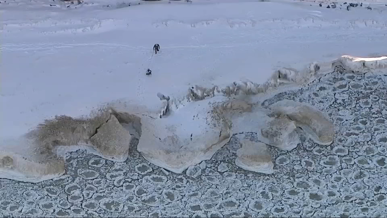 Shelf ice on Lake Michigan poses hidden danger 