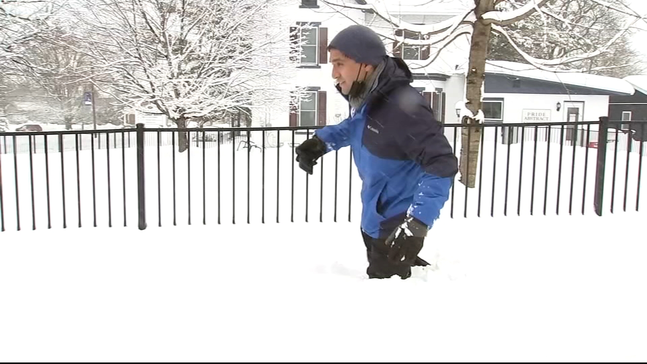 Parts of Bucks, Lehigh counties buried under nearly 2 feet of snow