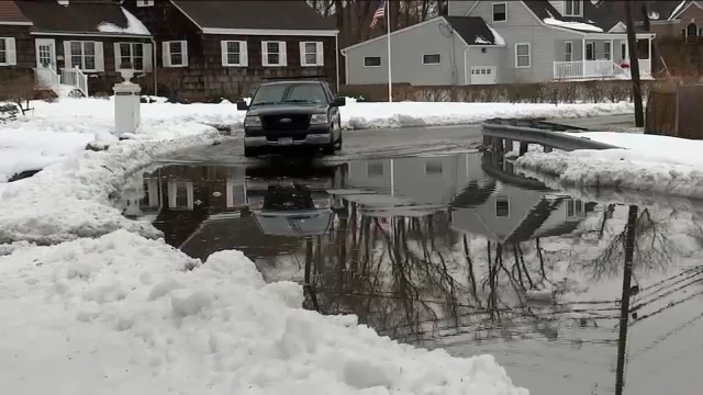 Long Island battles flooding, snow cleanup following winter storm