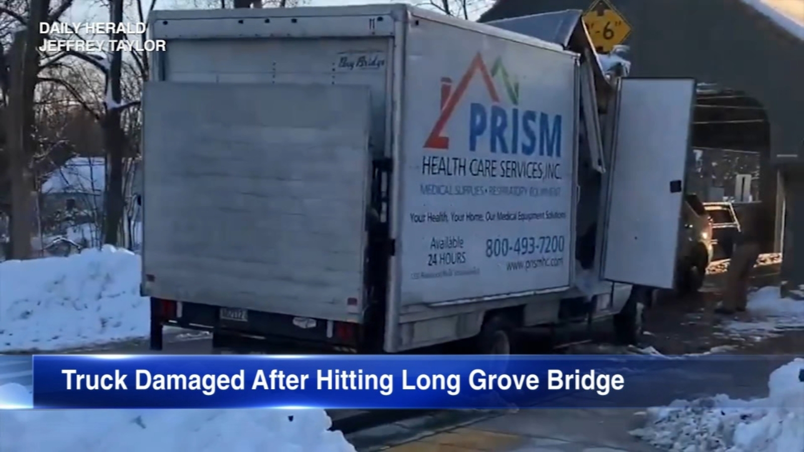 Long Grove bridge hit again for 13th time since reopening last summer