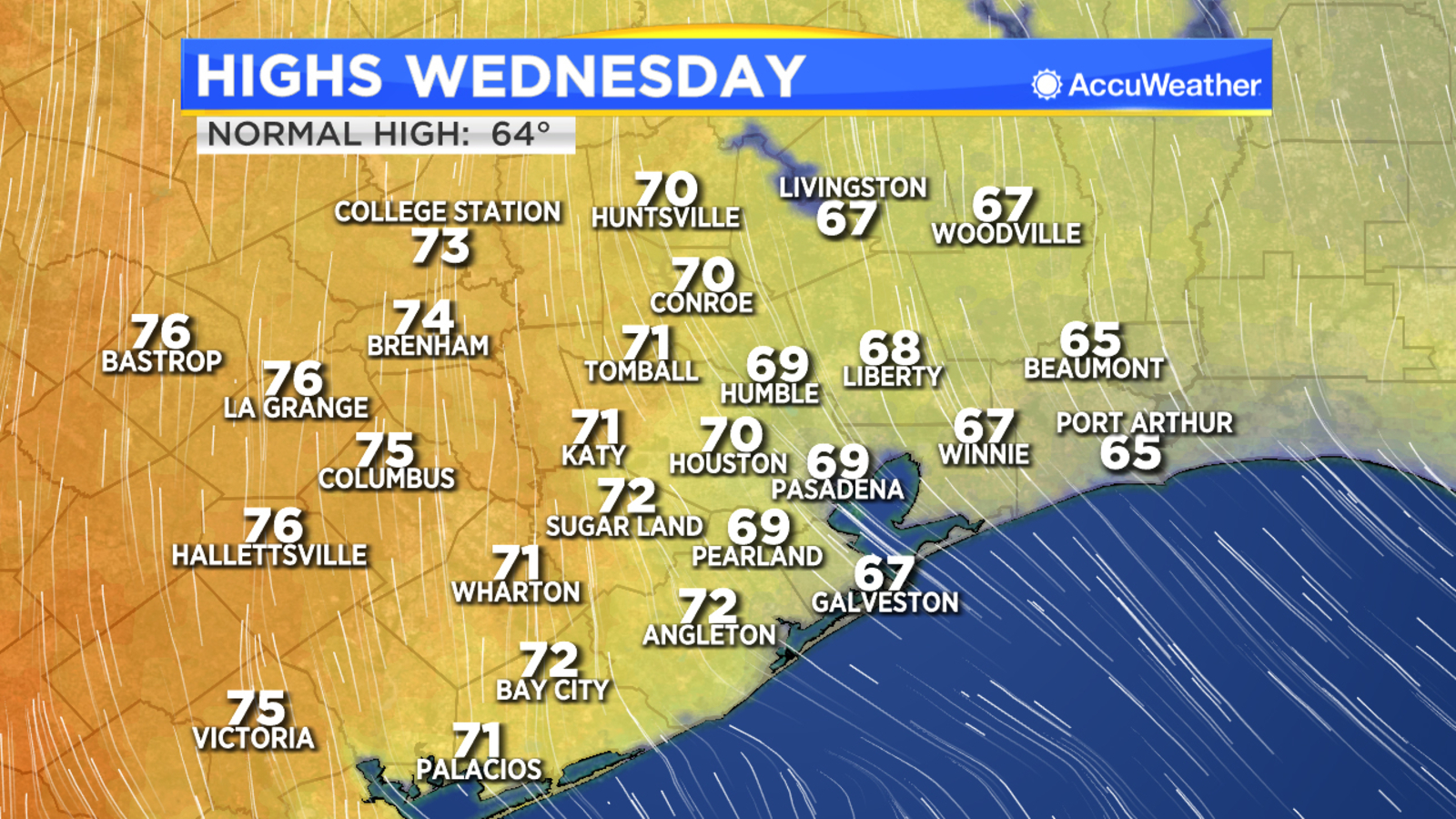 HOUSTON WEATHER 3 cold fronts over the next 7 days ABC13 Houston