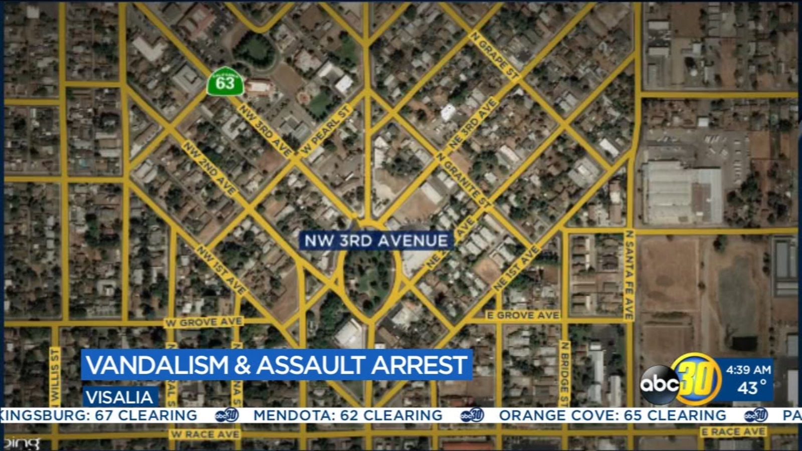 2 arrested for assault, vandalism after fight breaks out at Visalia