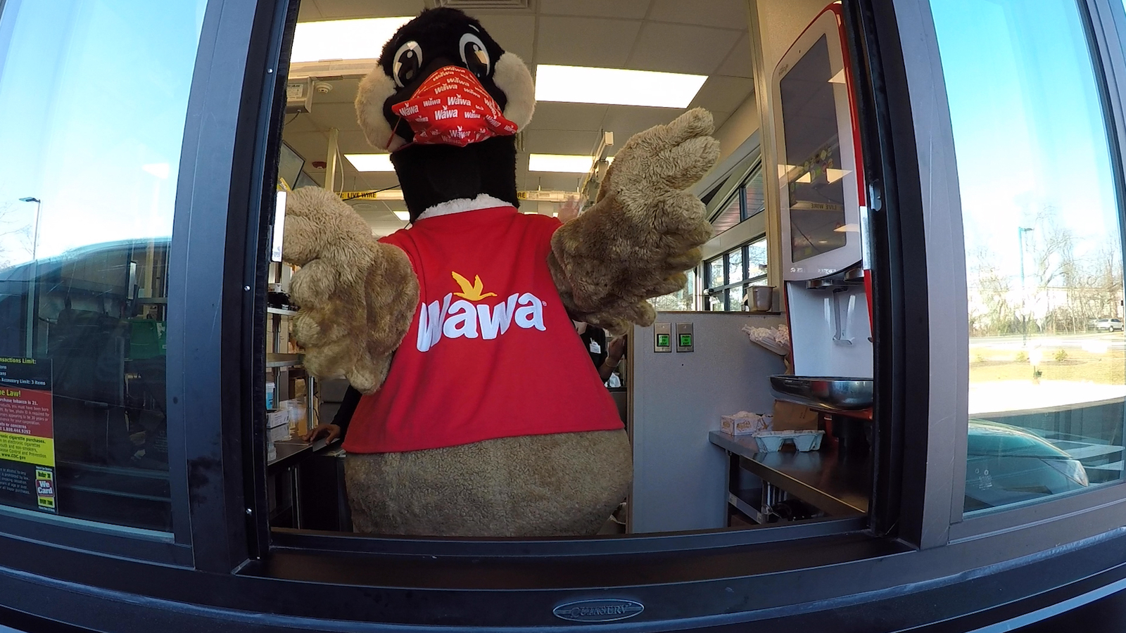 Go inside Wawa's drivethru location in Falls Township, Pennsylvania