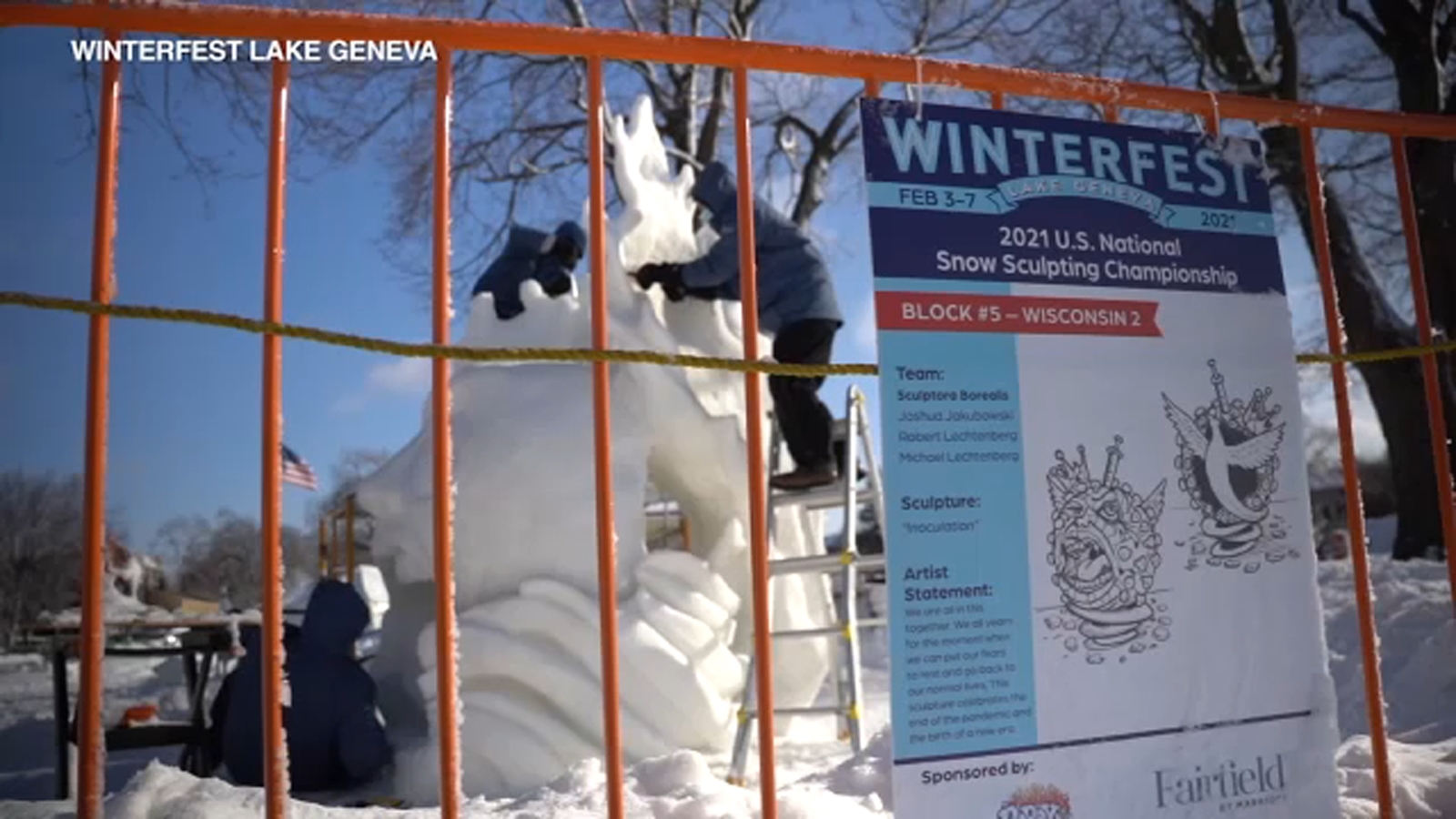 Lake Geneva Winterfest announces US National Snow Sculpting Championship winners - Vimarsana News