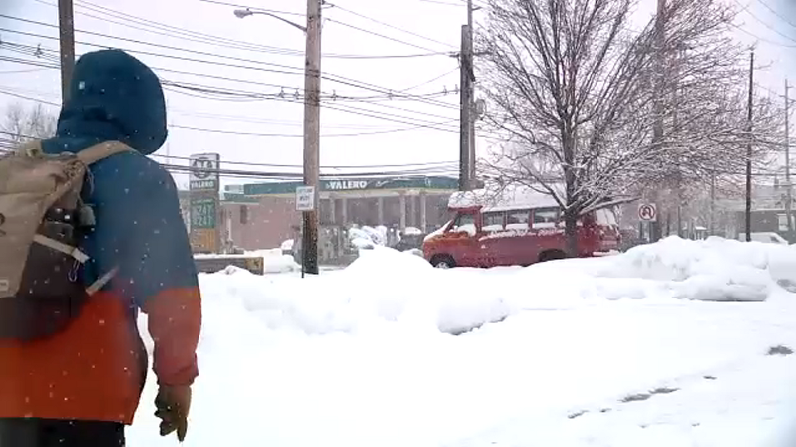 New Jersey battered by snow storm with some areas getting 8 inches
