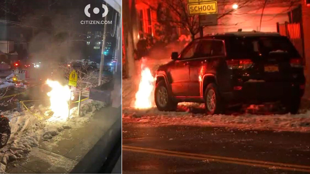 Brooklyn manholes erupt in flames