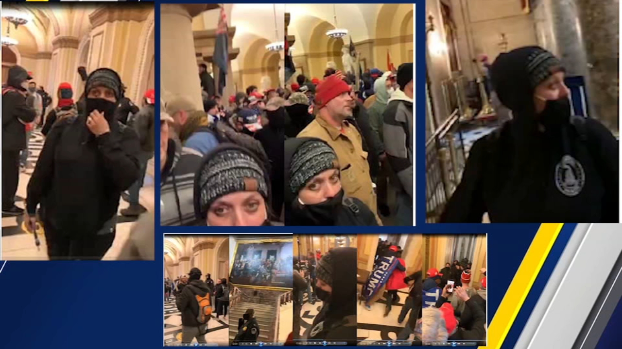 NC woman charged in Capitol riot weeks after husband was charged