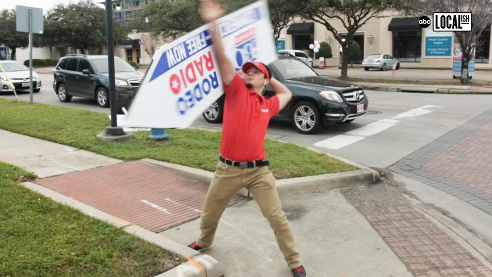 Inside the Life of a Sign Spinner