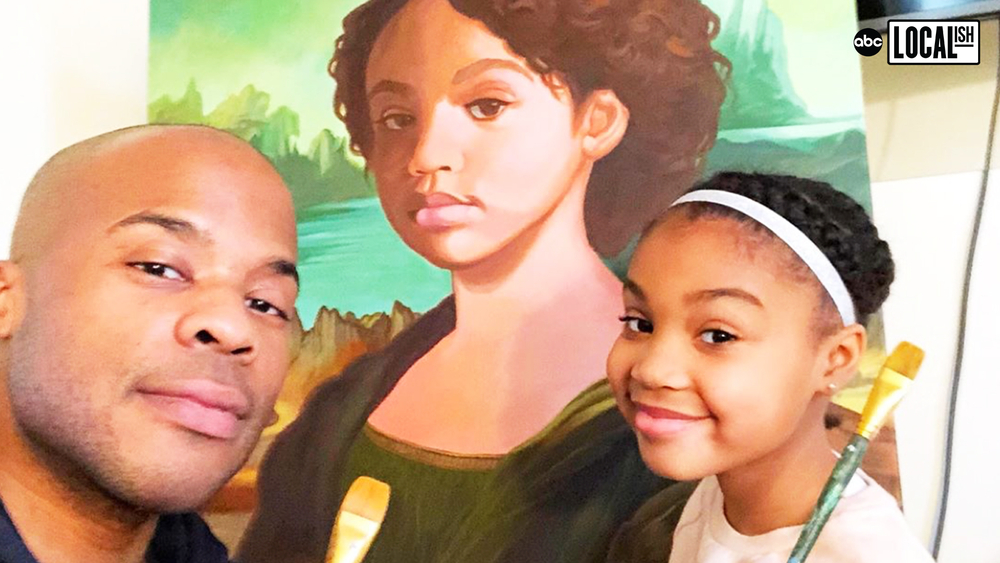 Dad surprises daughter with a very special gift