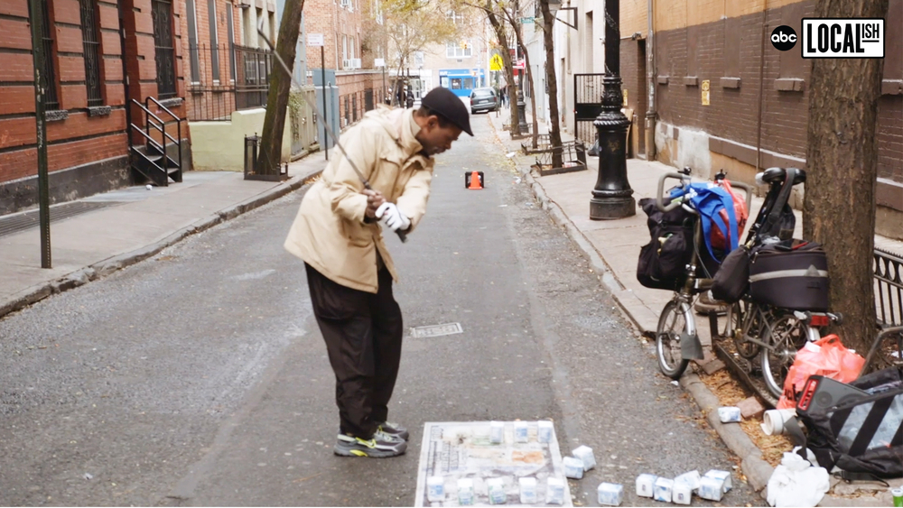 Tiger Hood is NYC's Famous Street Golfer