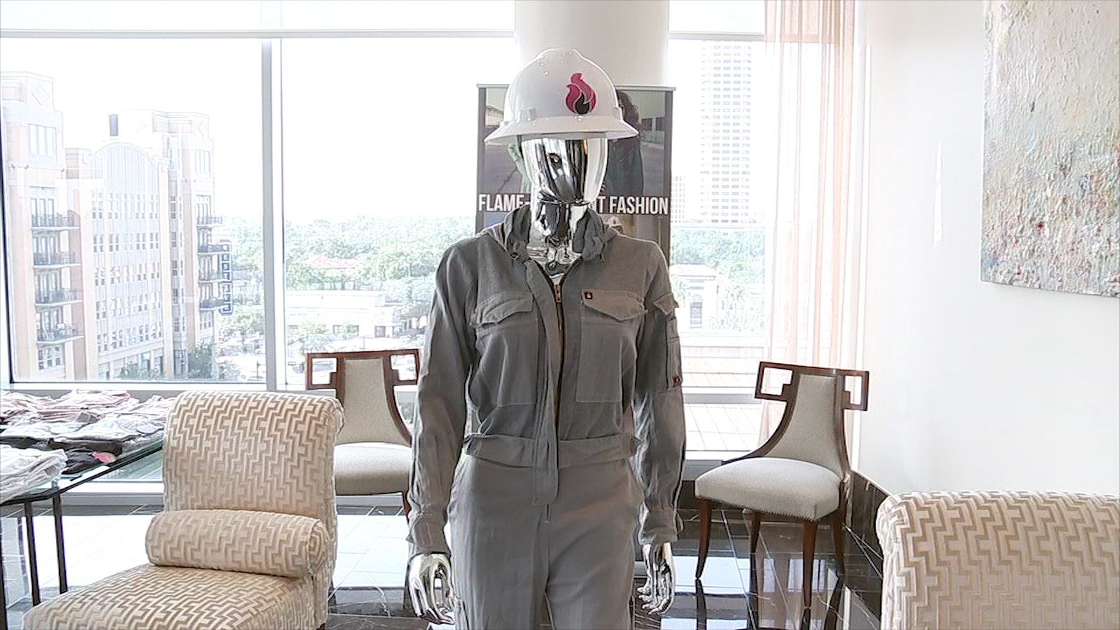 HauteWork Flame Resistant Clothing Made for Women ABC13 Houston