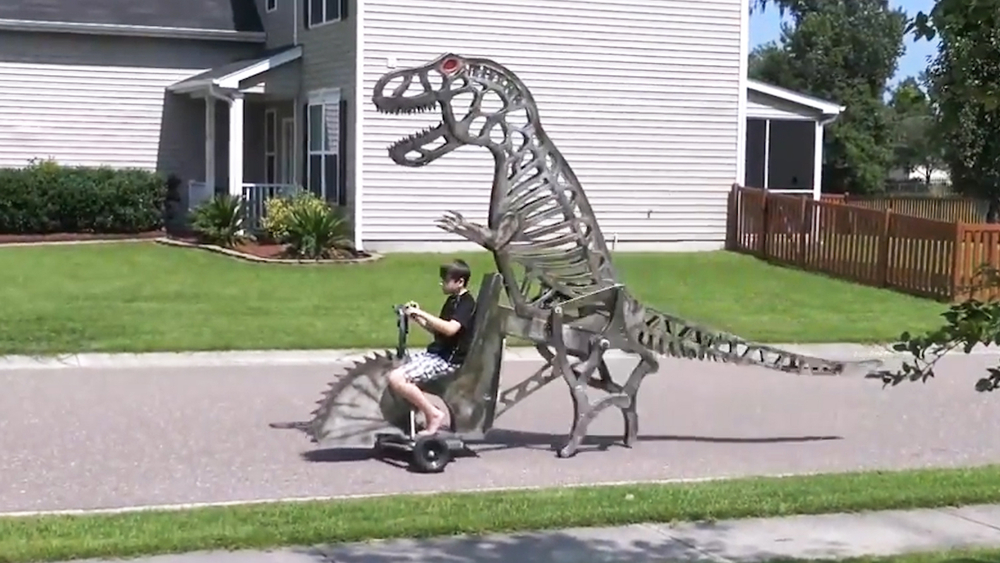 This genius inventor is the best dad ever.
