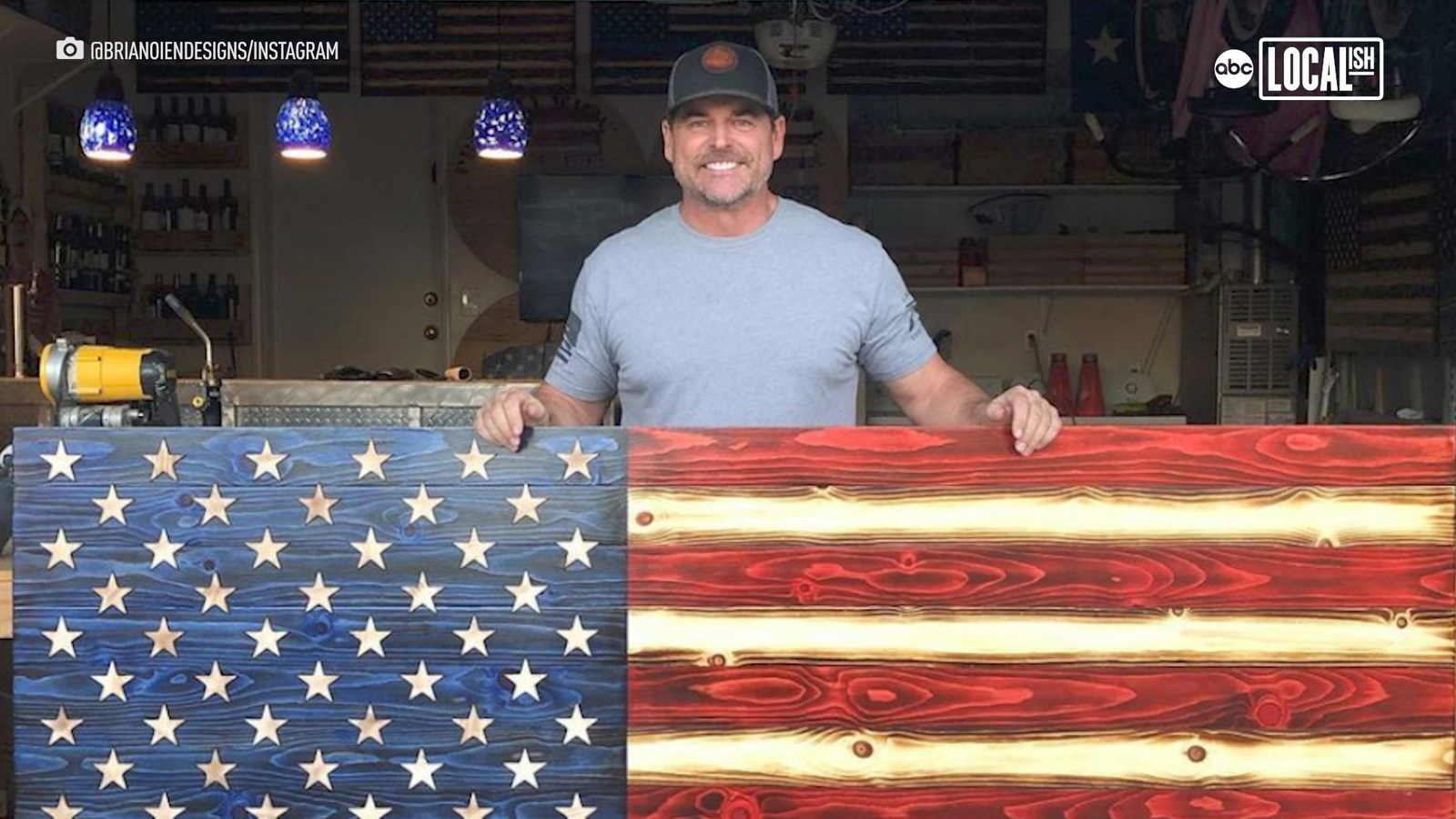 Rancho Cucamonga woodworker's patriotic passion, making flags that are works of art - Vimarsana News