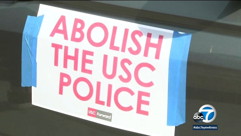 USC students, activists call for disbanding of campus police department