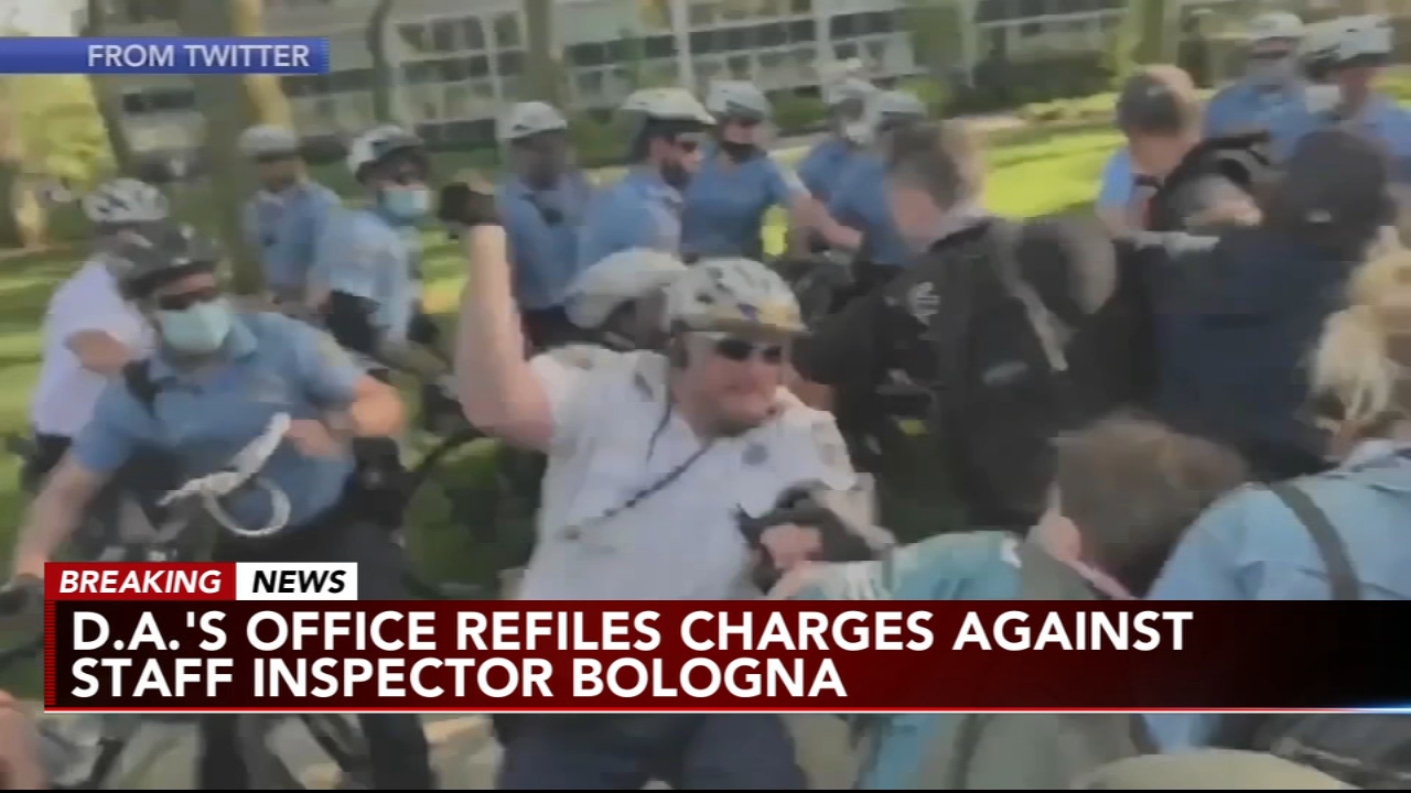 Charges refiled against officer accused in protest attack