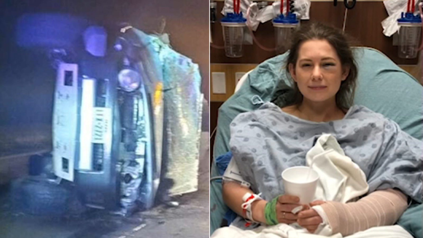 Winter Weather: Zoe Schmidt is thankful to the good Samaritans who helped her after she spun out on the road - Vimarsana News