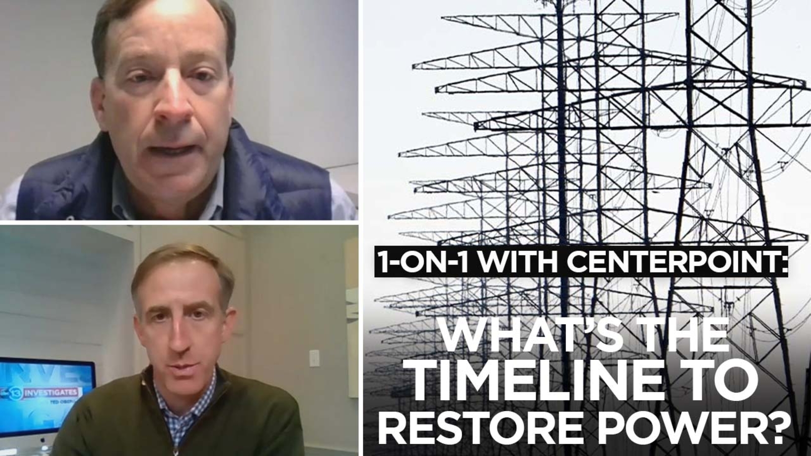 CenterPoint optimistic on power restoration but no timeline ABC13 Houston