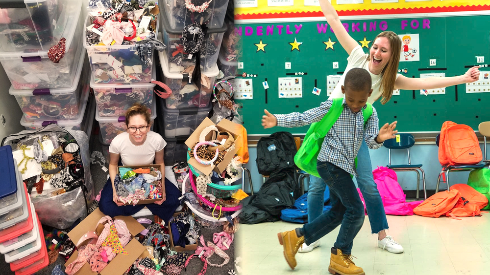 Long Island woman sells designer clothes to buy school supplies for kids