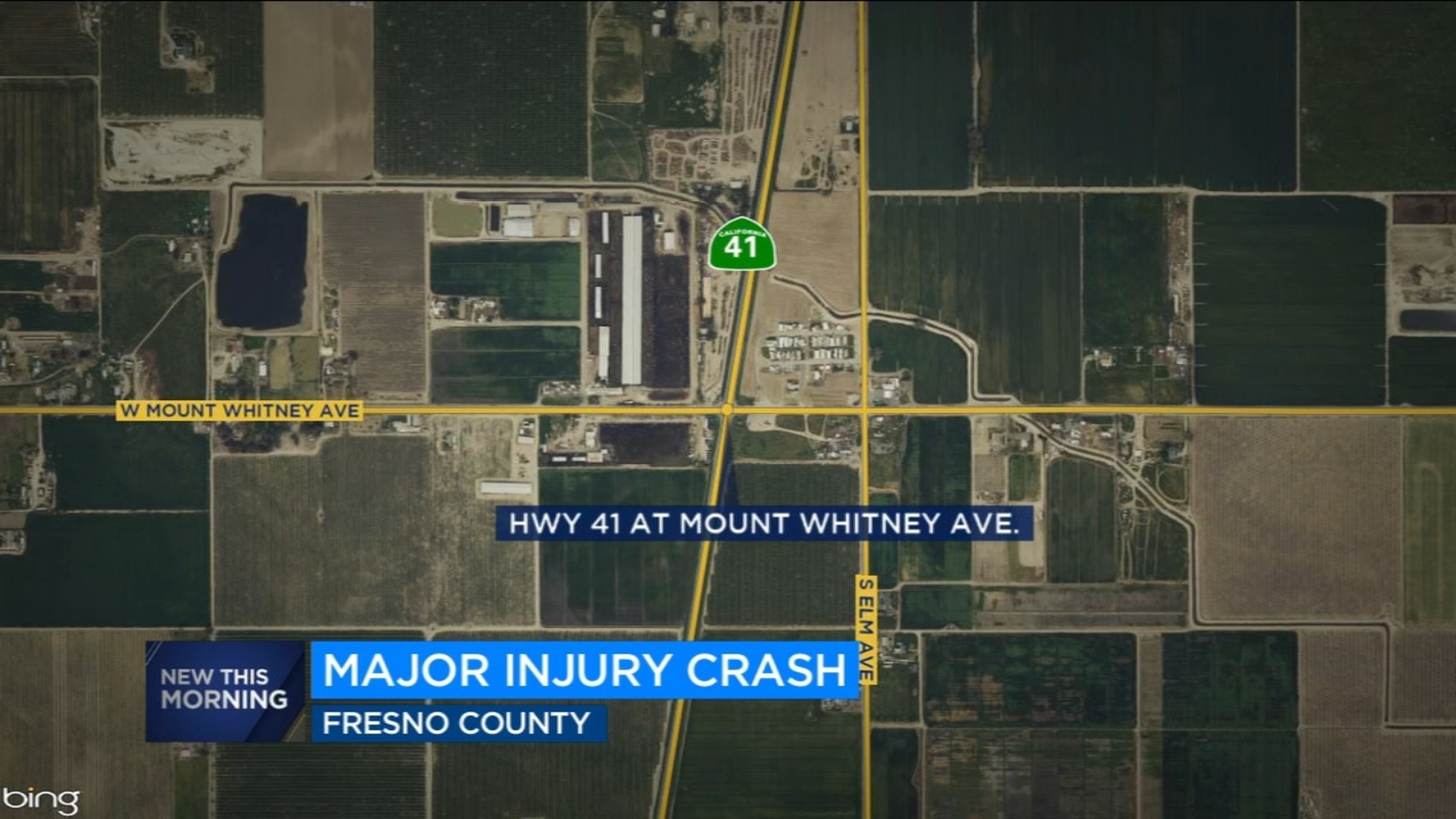 Driver airlifted after headon crash in Fresno County, police say