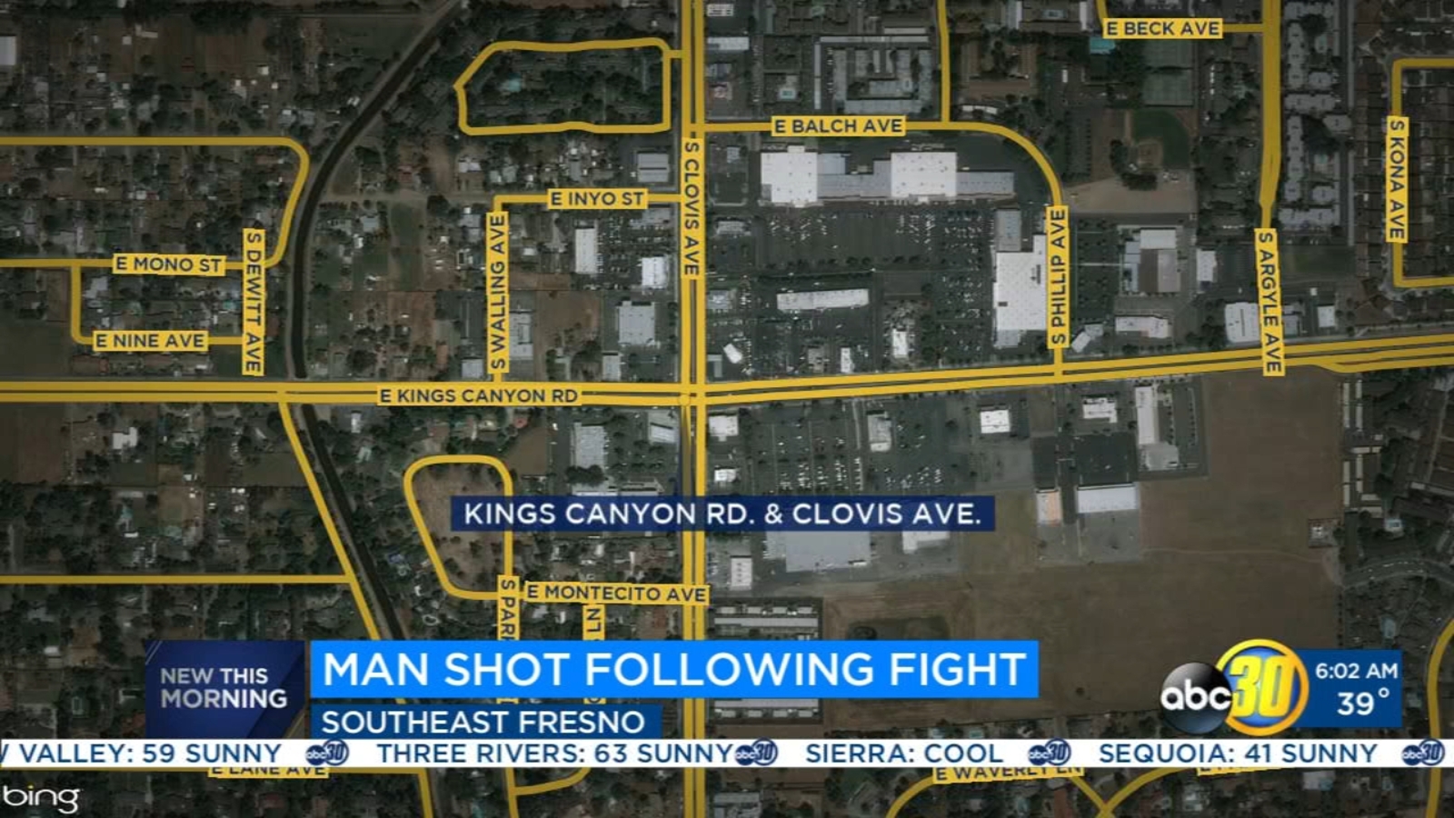 36-year-old man shot in southeast Fresno, police say - ABC30 Fresno