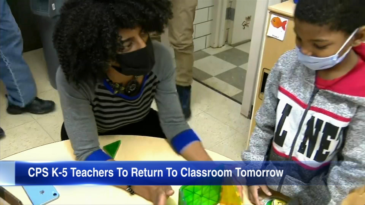 CPS teachers for K through 5th grade return to classrooms Monday