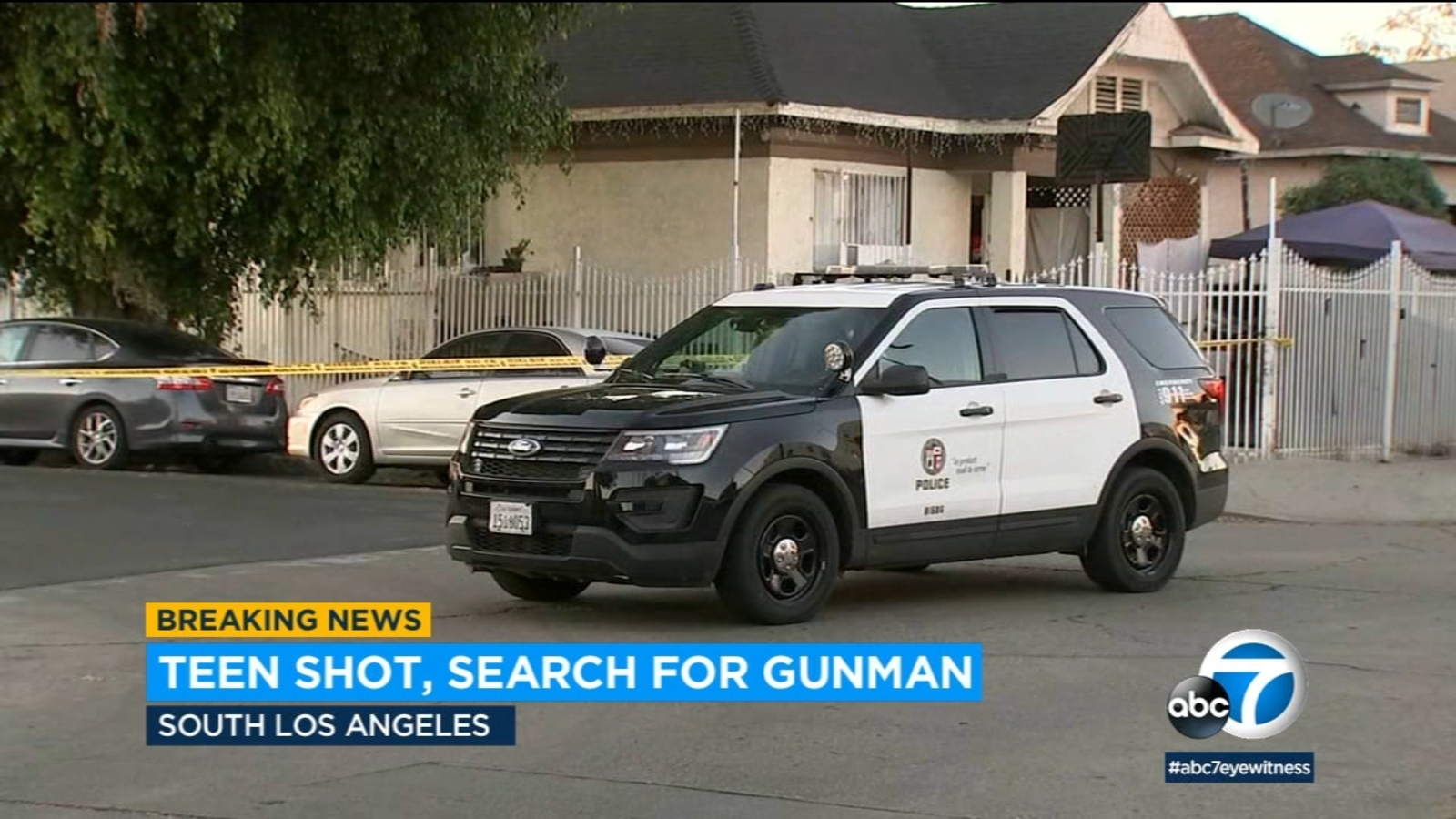 Teen hospitalized after shooting in South Los Angeles - ABC7 Los Angeles