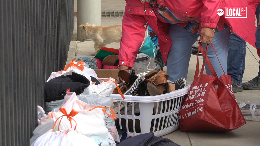 Woman spends free time driving donations to people in need