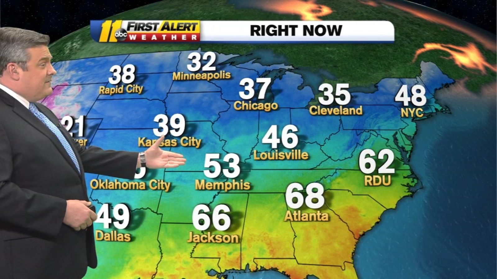 Weather Forecast for Raleigh, Durham and Fayetteville, NC