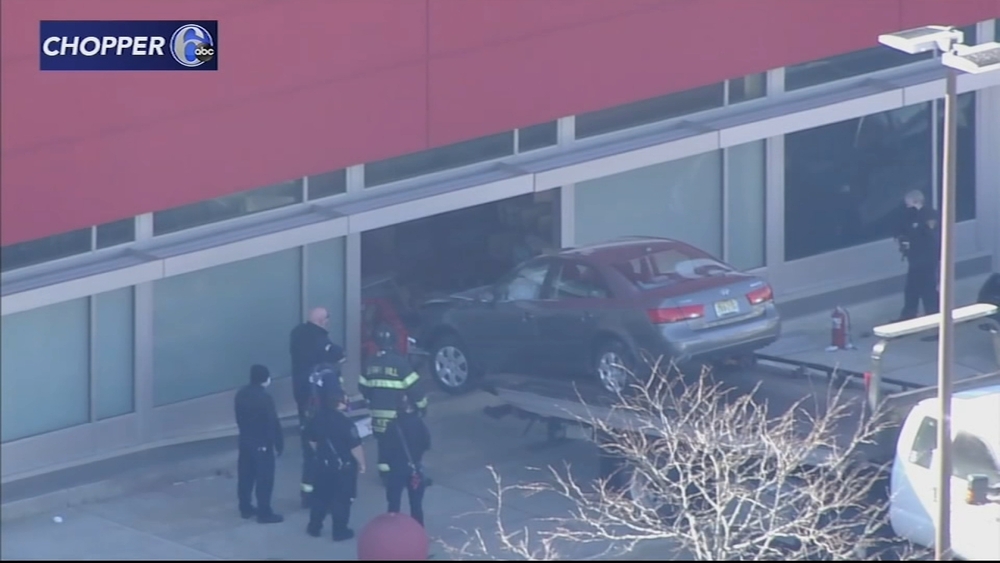 Car crashes through front of Target in Cherry Hill; 3 hurt