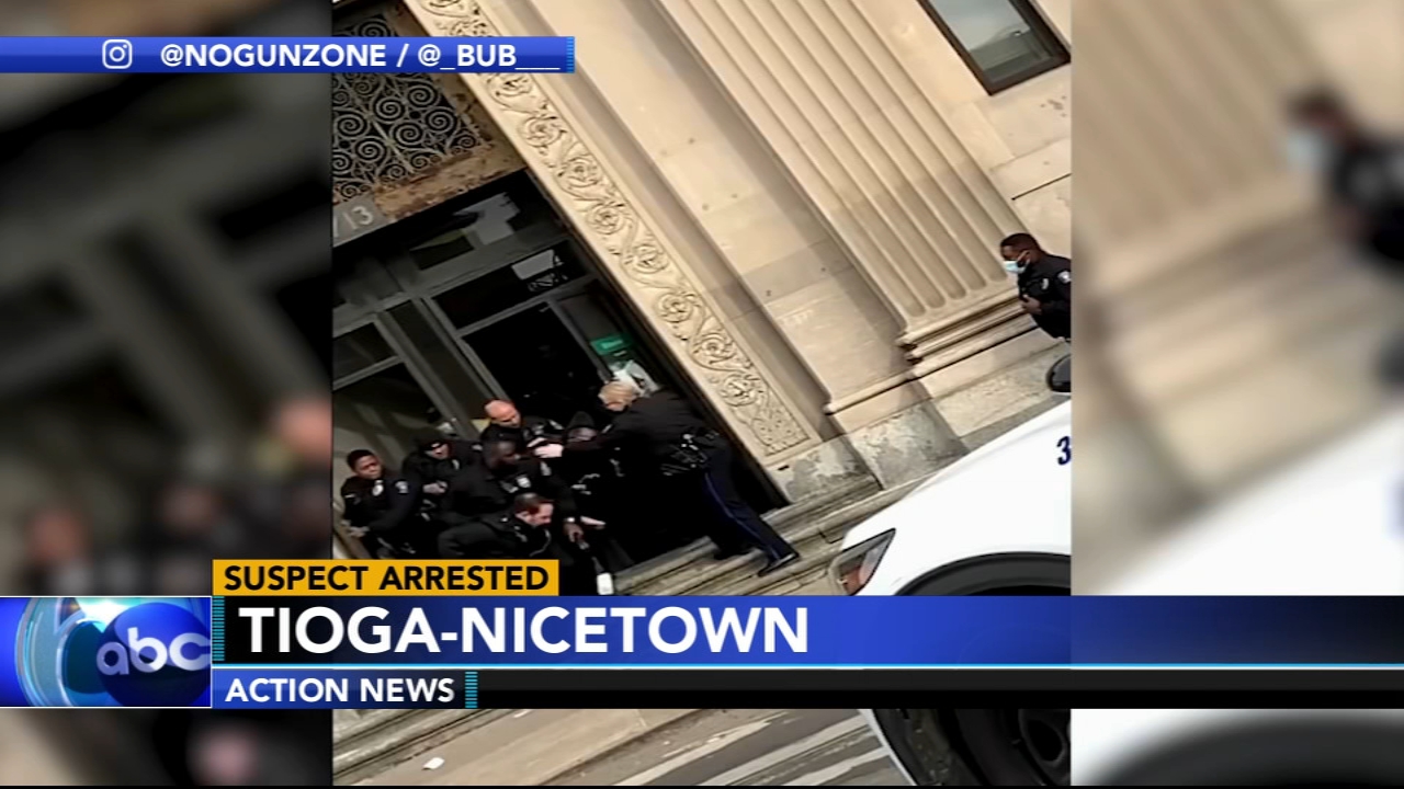 Police caught a suspect attempting to rob a bank in Tioga-Nicetown