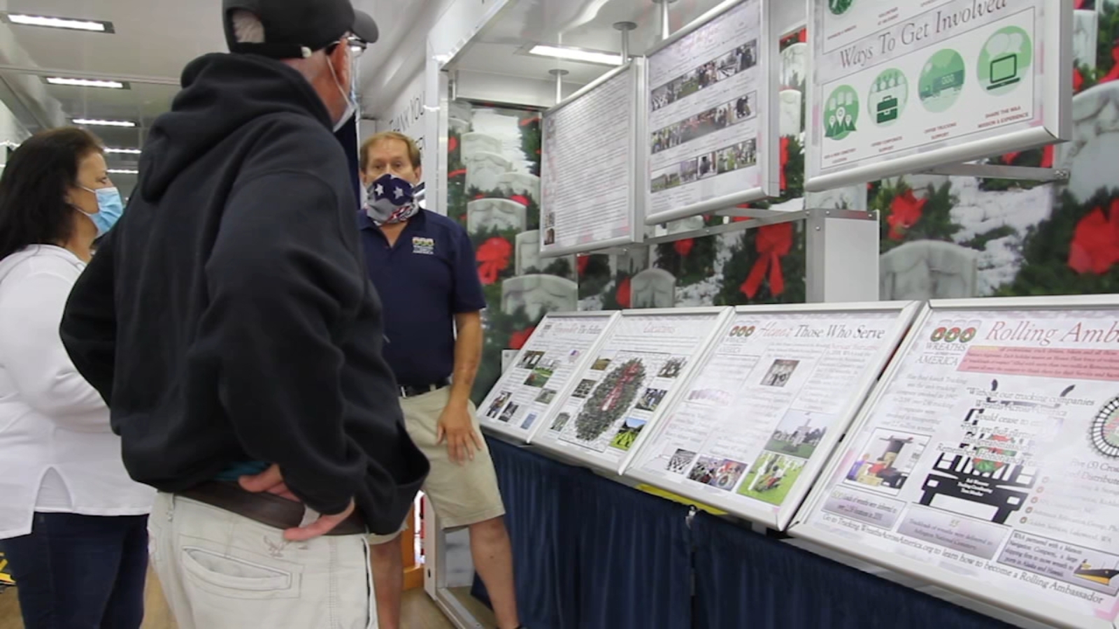 Wreaths Throughout America national tour brings mobile instruction exhibit to Houston
