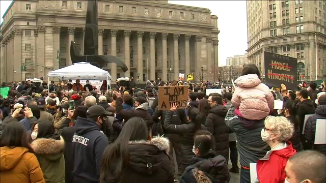NYC officials attend rally in support of Asian American community