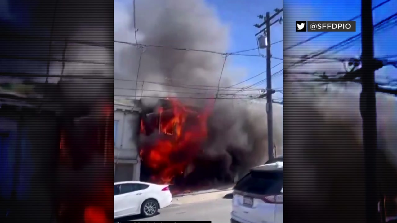 Several injured, rescued from San Francisco house fire