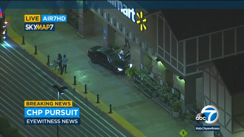 Chase Suspect In Custody After Running Inside Westminster Walmart Store After Abandoning Car Abc7 Los Angeles