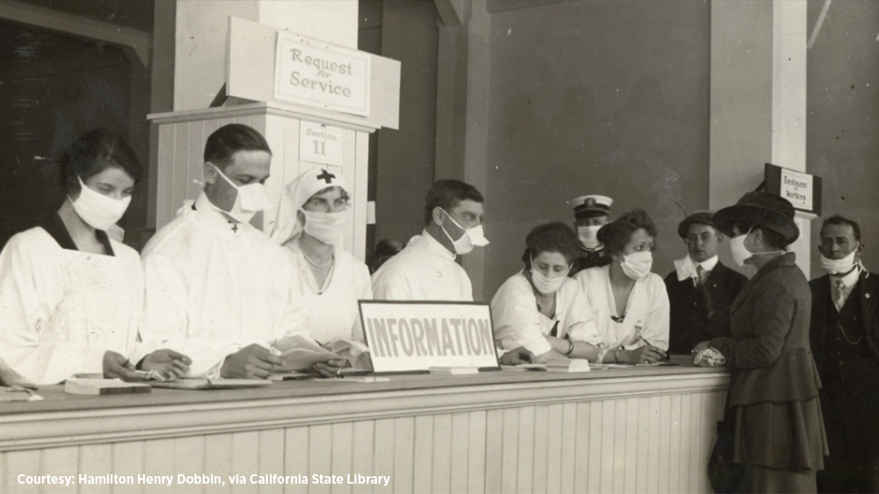 Mask orders during the 1918 flu pandemic
