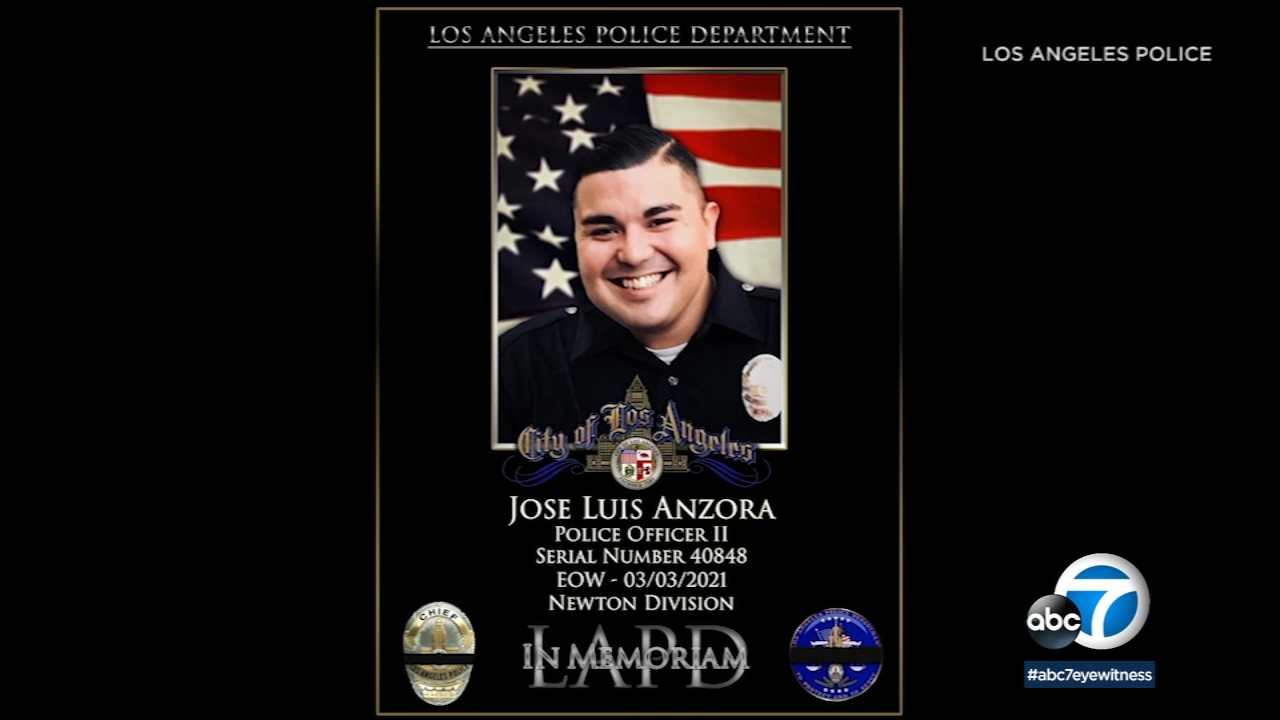 LAPD officer dies days after being hit by car in South LA