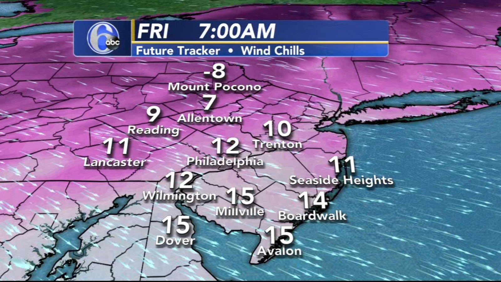 AccuWeather Turning Windy And Chilly 6abc Philadelphia