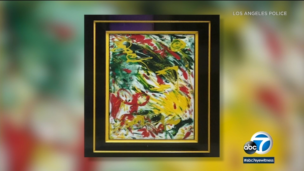 LAPD seeks suspect who stole car containing paintings
