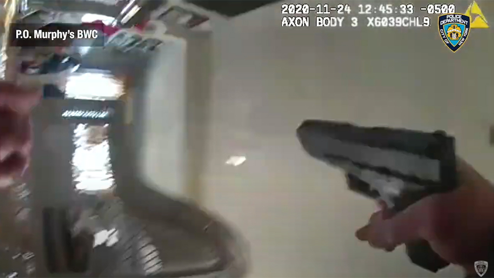 NYPD bodycam shows domestic violence suspect ambushing officers
