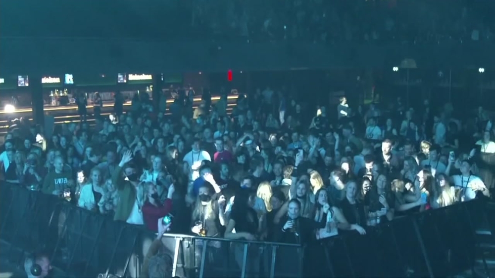 Massive dance party tests safety of crowds during COVID-19