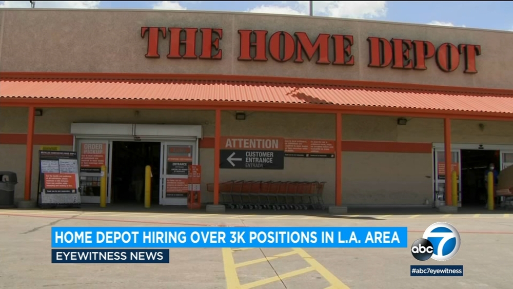 Home Depot hiring more than 3,000 employees in LA area