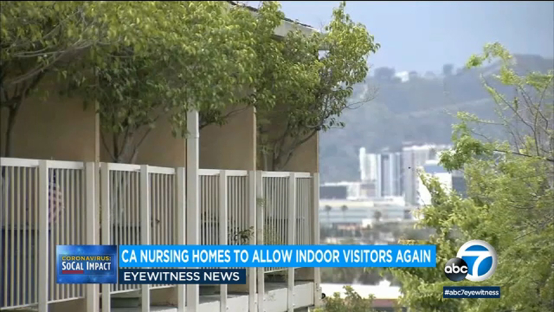 California S Vaccinated Nursing Home Residents Finally Allowed Visitors After A Year Of Isolation Abc7 Los Angeles