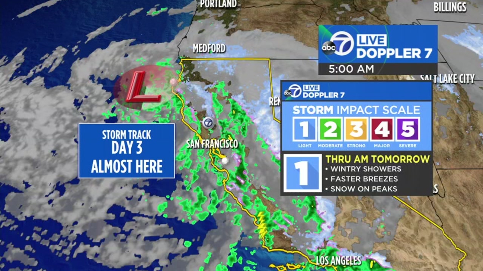 San Francisco Bay Area AccuWeather forecast: Wintry showers today, much colder tonight - Vimarsana News